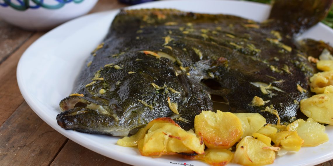 RODABALLO AL HORNO (PARA 2 Personas)